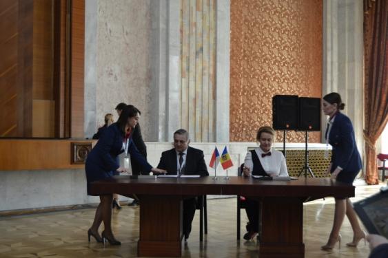 Podpis dohody se Soutěžní radou Moldavské republiky.