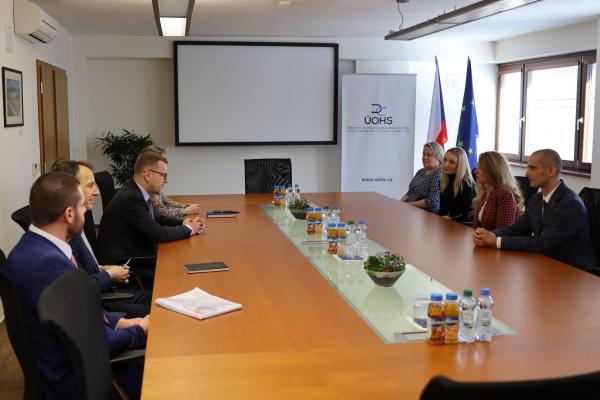 Jednání s delegací ze slovenského ministerstva půdního hospodářství.