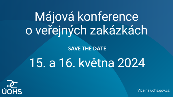 Májová konference 2024 Save the Date
